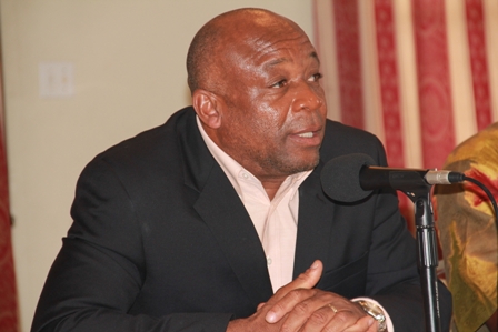 Minister of Culture on Nevis Hon. Hensley Daniel
